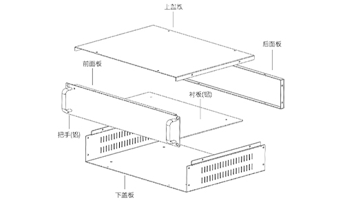 济南4U机箱定做,控制器外壳订制,钣金加工定制,服务器壳体,3U2U工控盒开孔